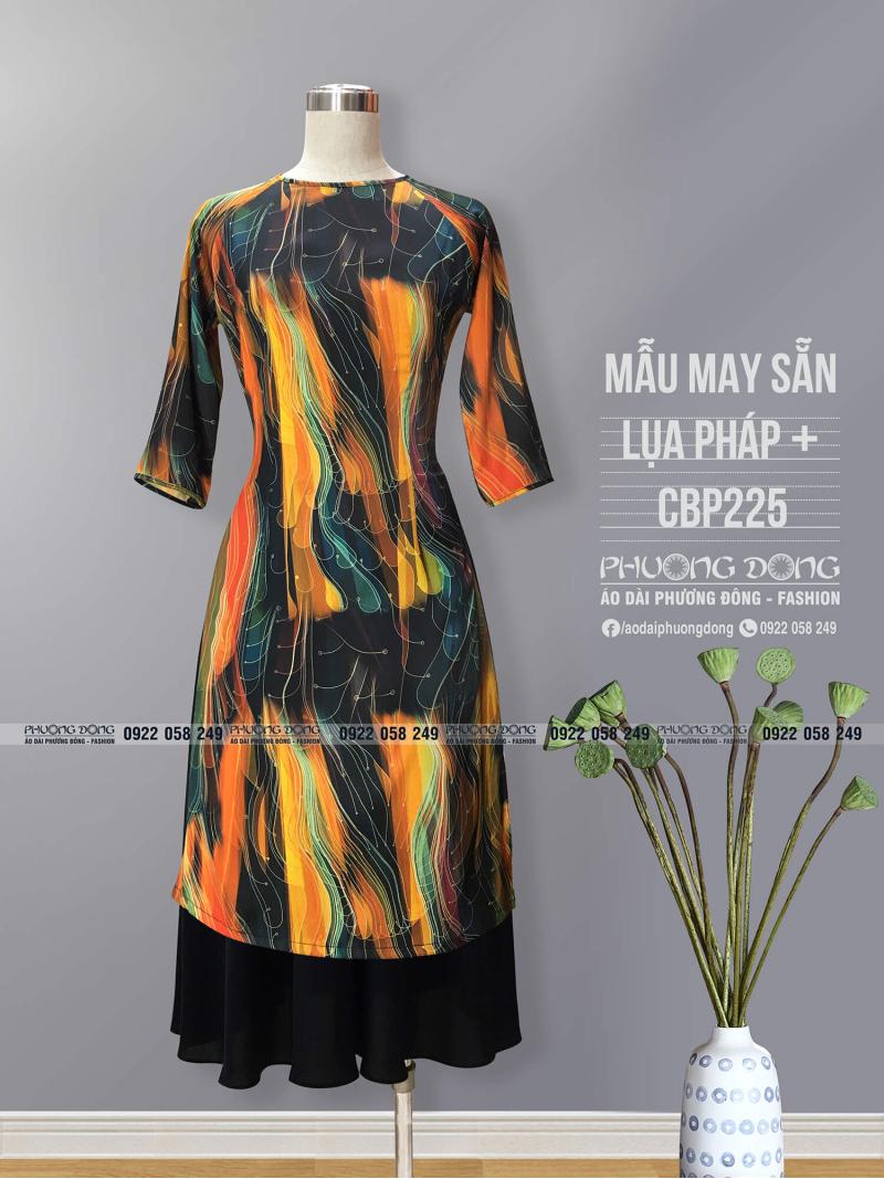 Áo Dài Cách Tân Lụa Pháp CBP225